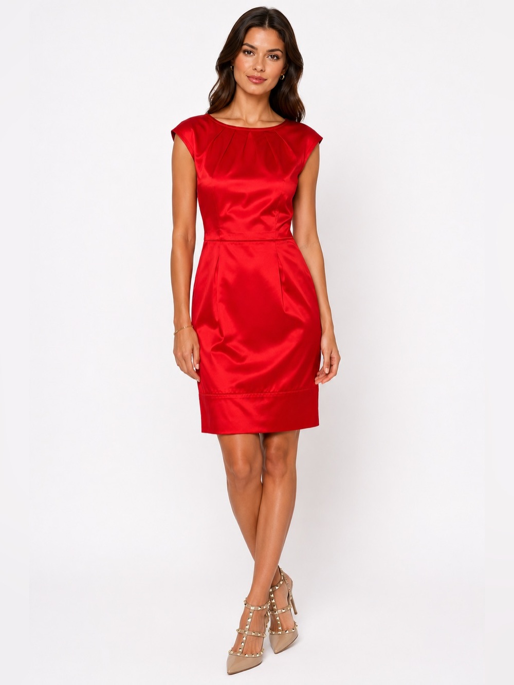 🔥❤️RARE DOLCE & GABBANA RED SILK MINI DRESS❤️🔥